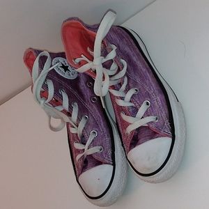 Girls Converse Hightop Purple Pink